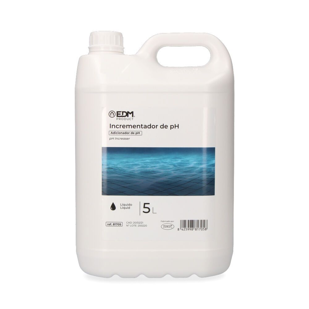INCREMENTADOR DE PH LÍQUIDO, GARRAFA 5 L