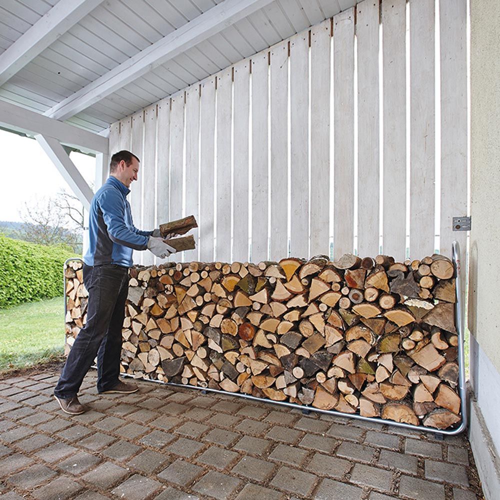 SOPORTE METÁLICO PARA ALMACENAR LEÑA MODULAR XXL HASTA 1,6 m³ gallery 0
