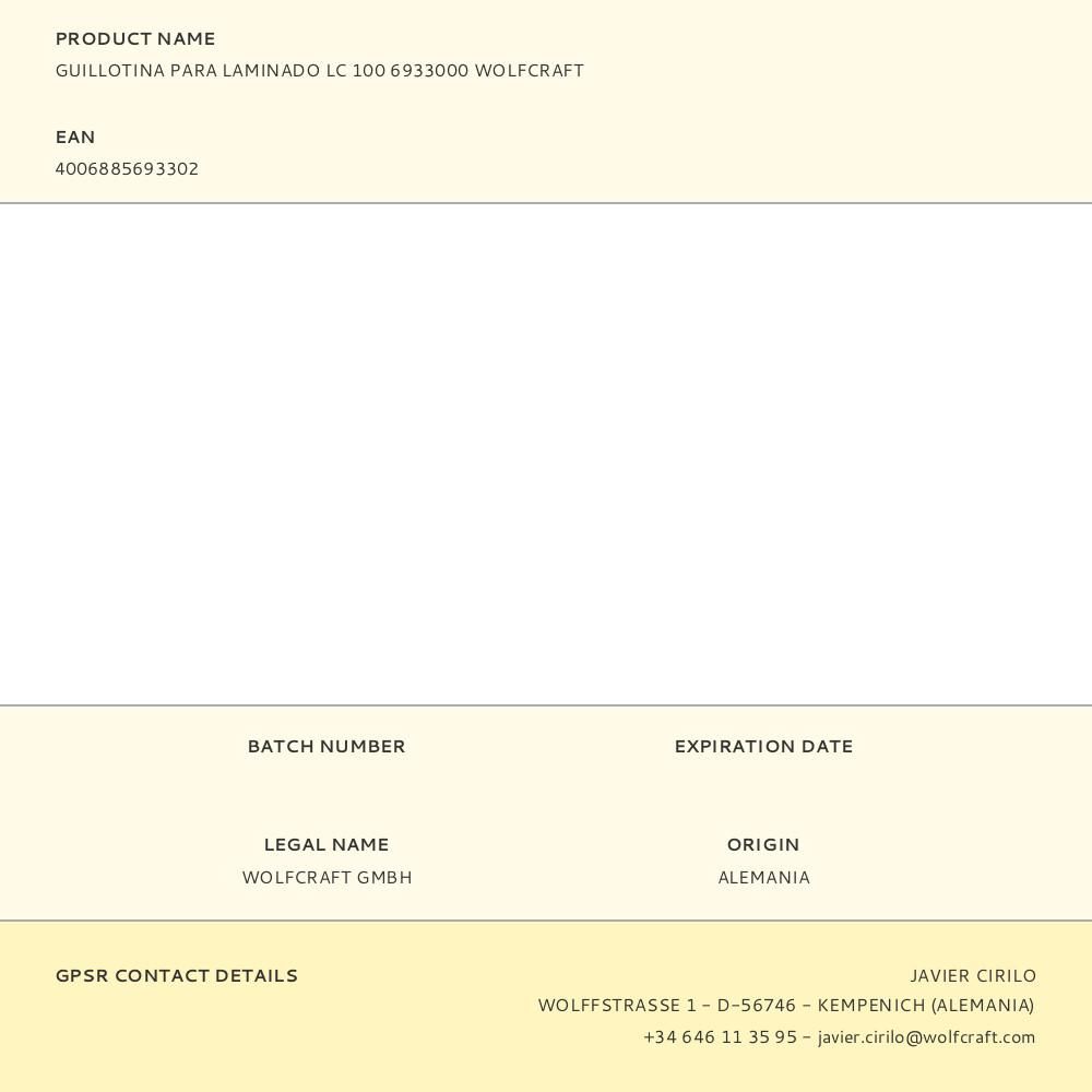 GUILLOTINA PARA LAMINADO LC 100 gallery 1