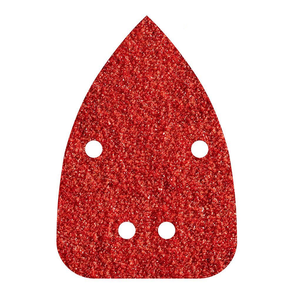 HOJAS DE LIJAR ADHESIVAS DE CORINDÓN PERFORADAS, 96 x 136 mm, GRANO 120, PACK 10 uds