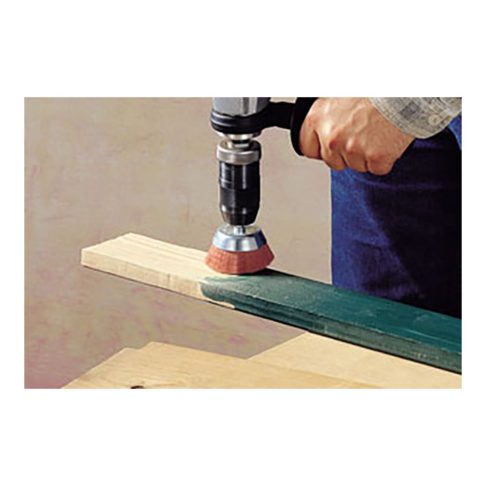 CEPILLO DE COPA DE NYLON, VÁSTAGO HEXAGONAL ¼ pulg, Ø65 mm gallery 0