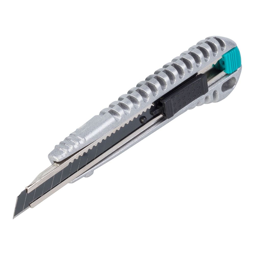 CÚTER DE CUCHILLAS SEPARABLES DE METAL DE 9 mm