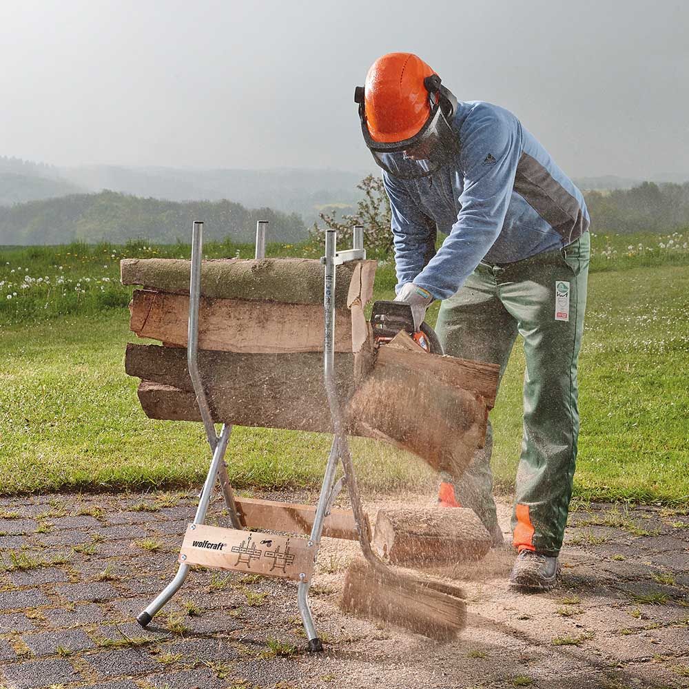 SOPORTE PARA CORTAR LEÑA CON MOTOSIERRAS SB 60 gallery 1