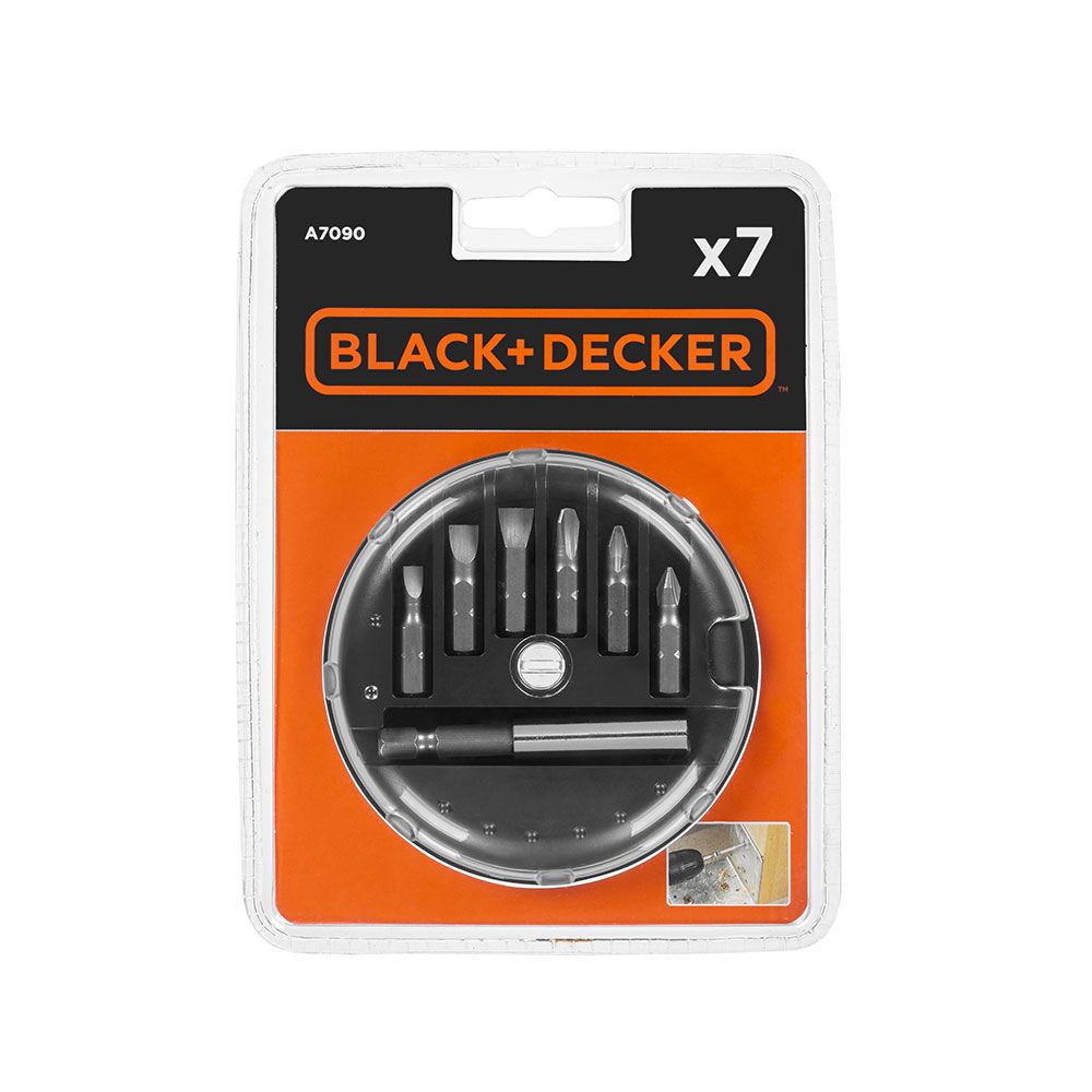 CONJUNTO 7 PUNTAS PARA ATORNILLAR A7090-XJ BLACK+DECKER gallery 0