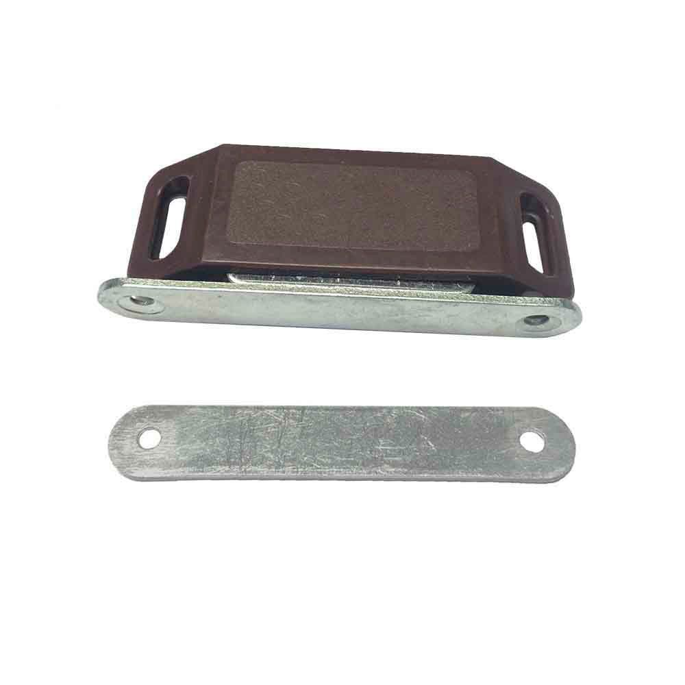 IMÁN PARA PUERTA MARRÓN (2 PIEZAS) 75 x 15 x 24 mm
