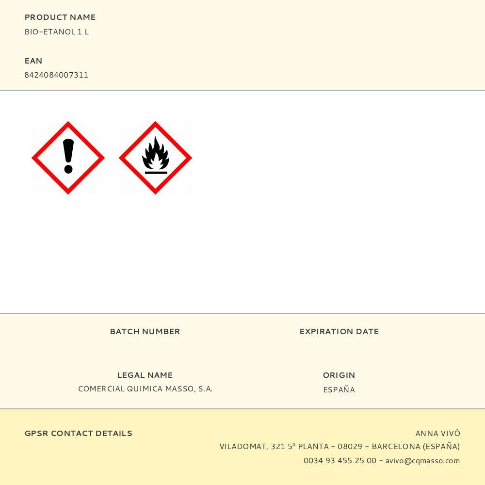 BIO-ETANOL 1 L gallery 0