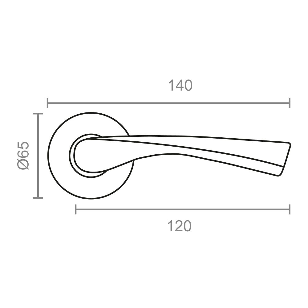 JUEGO ROSETA 707 LATÓN ø 65 x 120 mm gallery 2