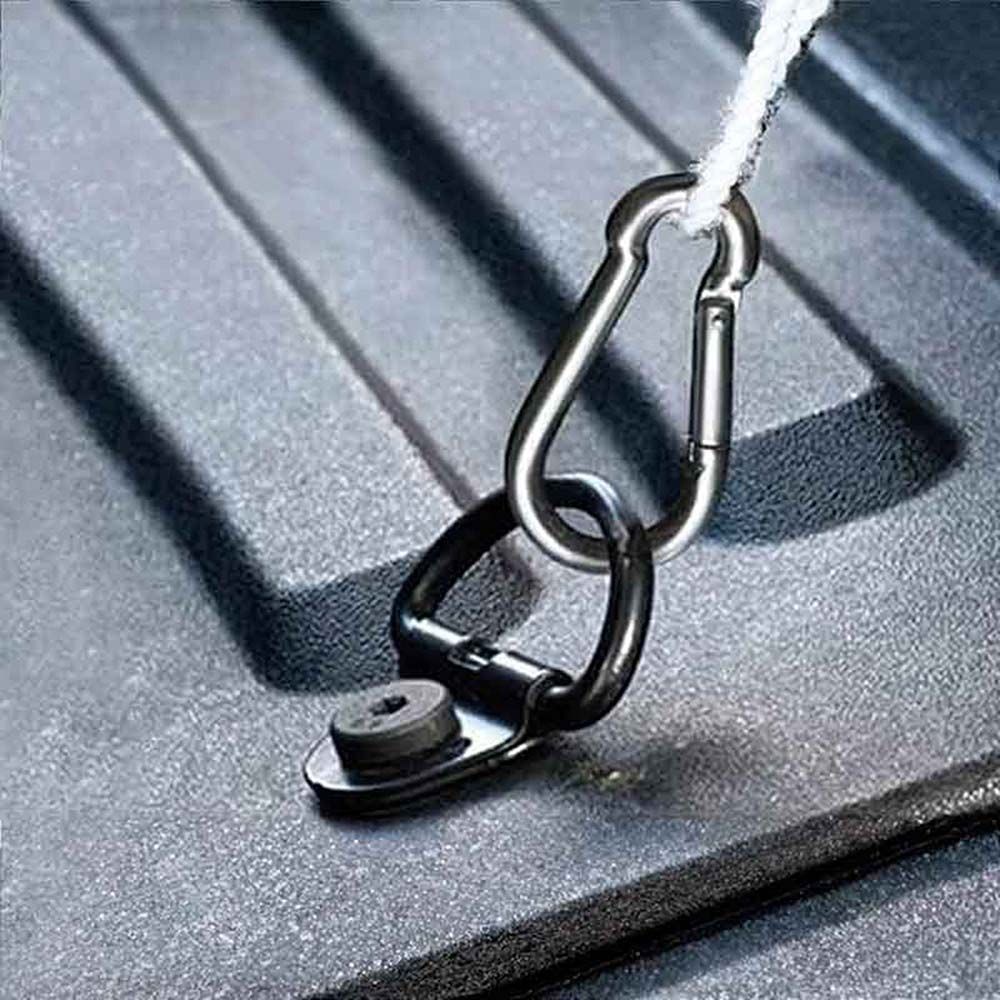 MOSQUETÓN BOMBERO SIN SEGURO, MSQ01, ACERO GALVANIZADO, 7 x 70 mm. 2 unidades gallery 2