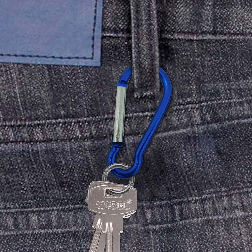 MOSQUETÓN MSQ04, ALUMINIO, COLORES SURTIDOS. 5 x 50 mm, 2 unidades gallery 3