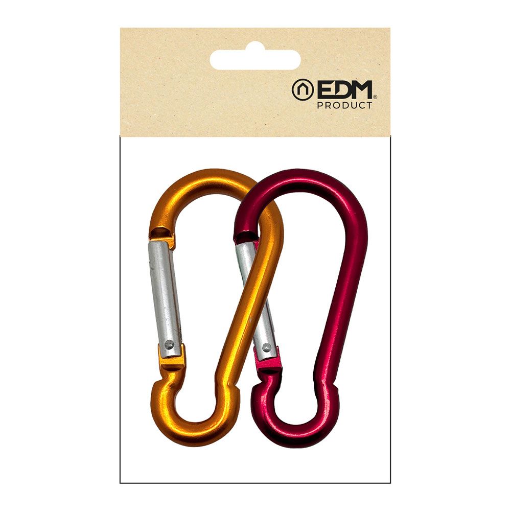 MOSQUETÓN MSQ04, ALUMINIO, COLORES SURTIDOS, 6 x 60 mm, 2 unidades gallery 2