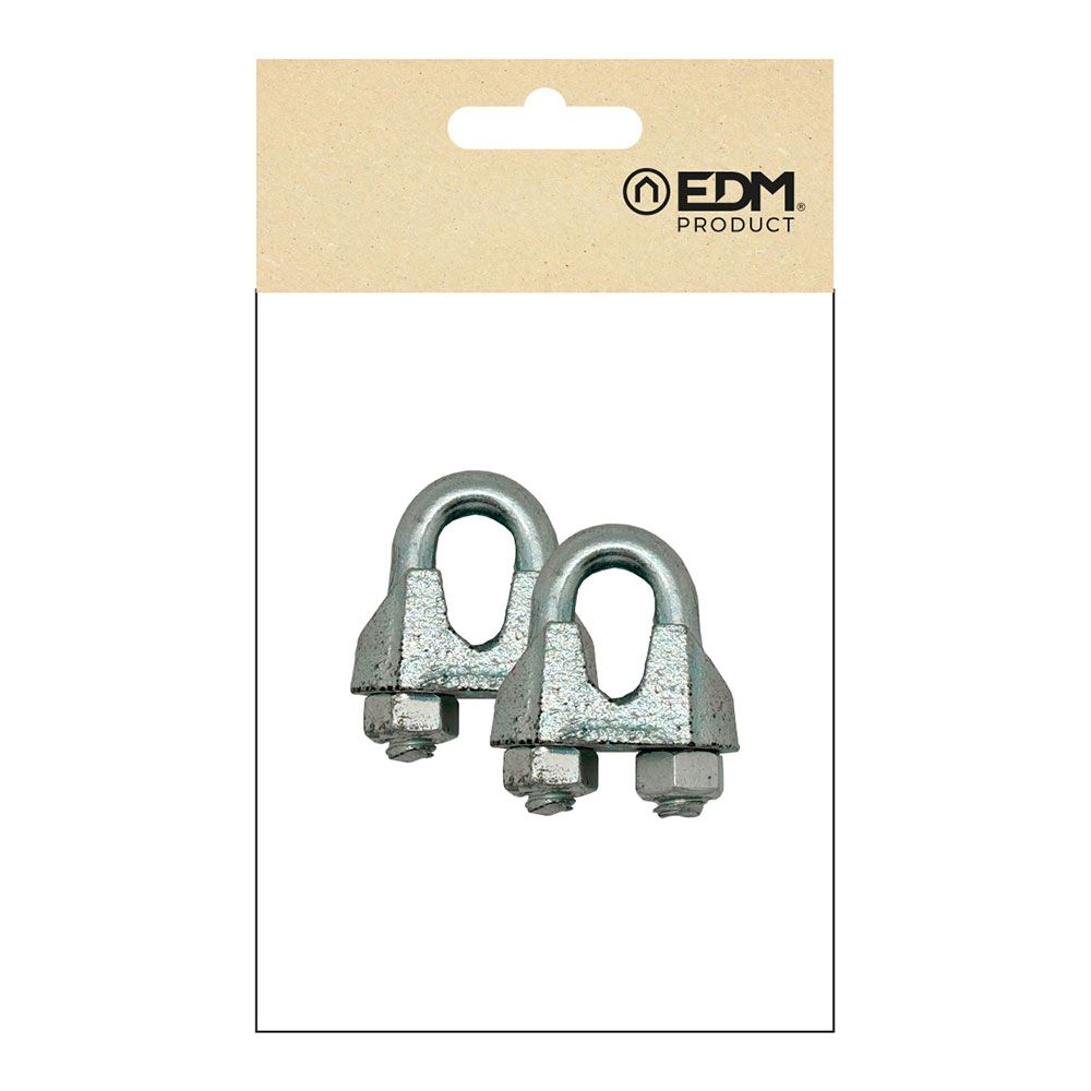 SUJETACABLE DIN-741 SJT01, ACERO GALVANIZADO, M10 1/2". 2 unidades gallery 1