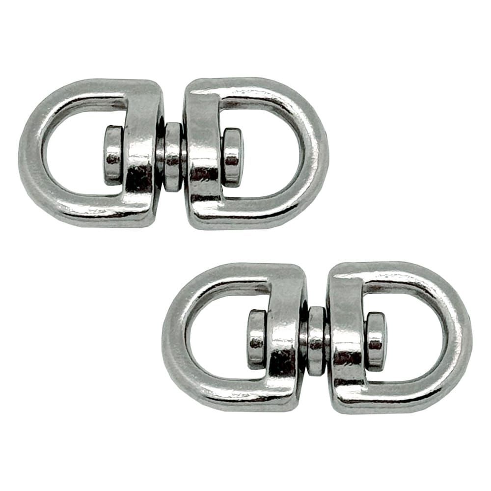 ANILLA GIRATORIA AP12, ACERO NÍQUELADO, 16 mm, 5/8". 2 unidades