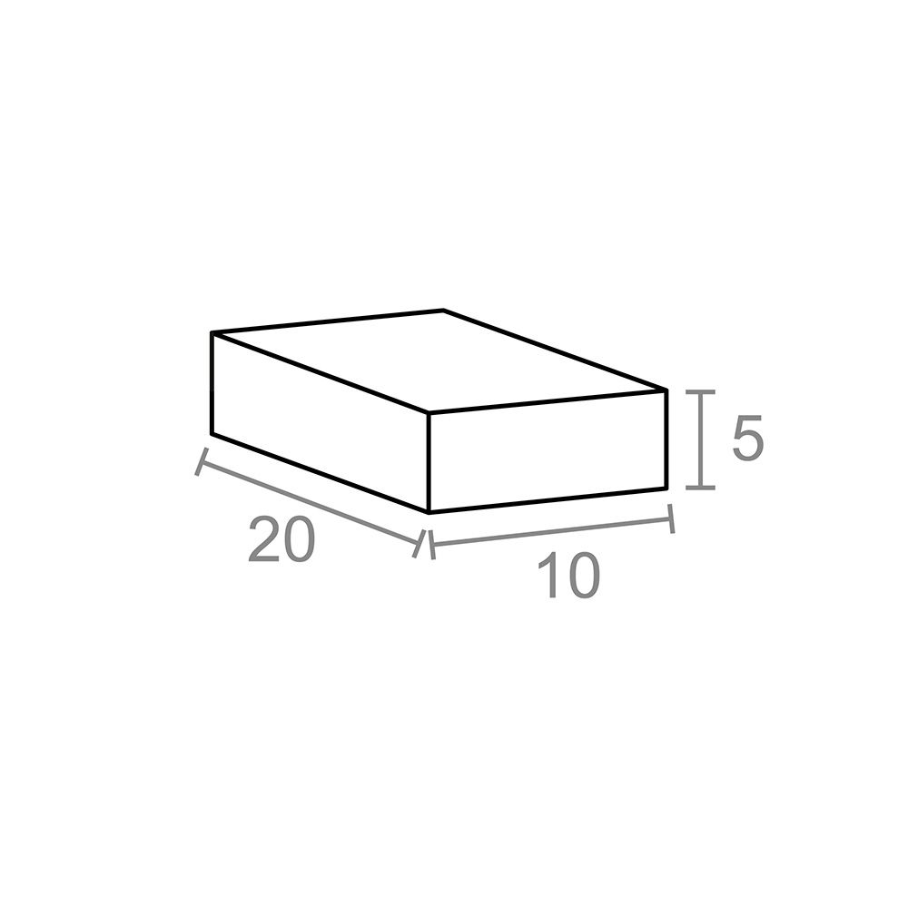 IMÁN NEODIMIO BLOQUE IM30 NÍQUEL 20 x 10 x 5 mm gallery 0