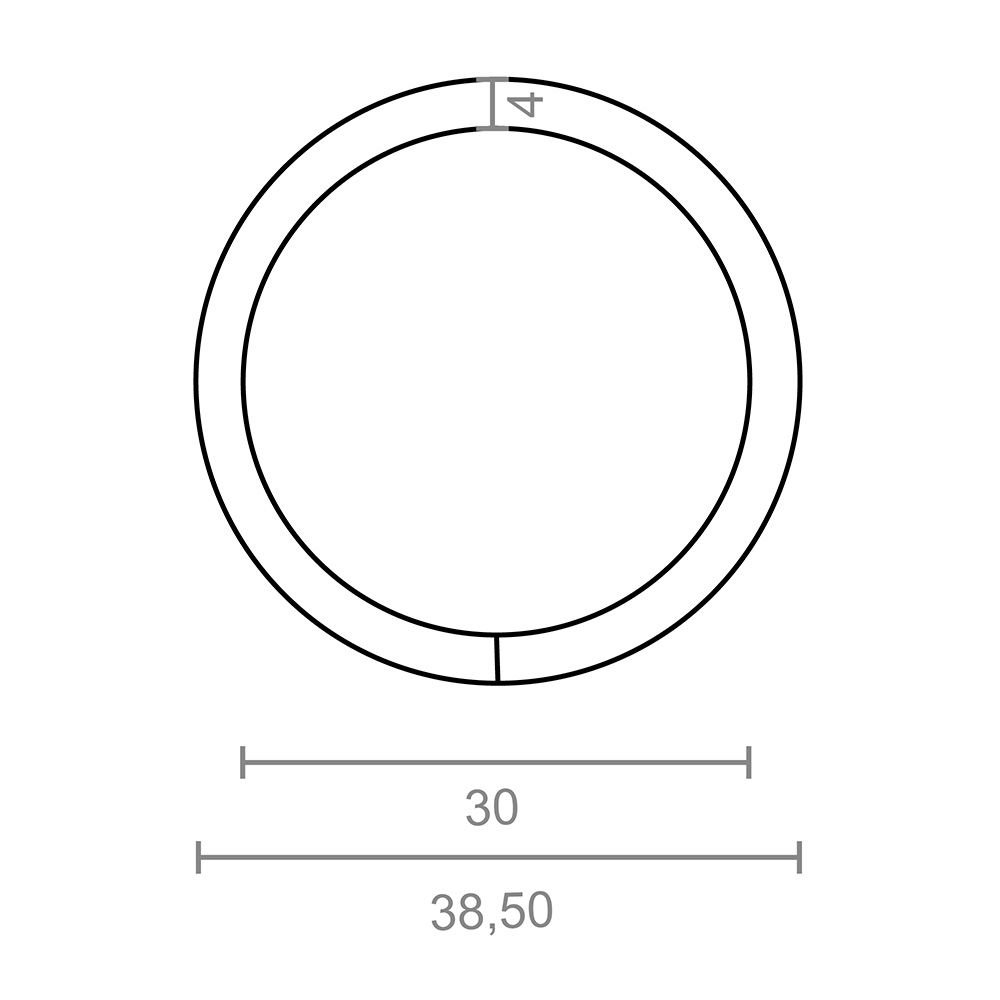 ANILLA SOLDADA AP14, 4 x 30 mm, ZINCADA, BLISTER 4 uds gallery 0
