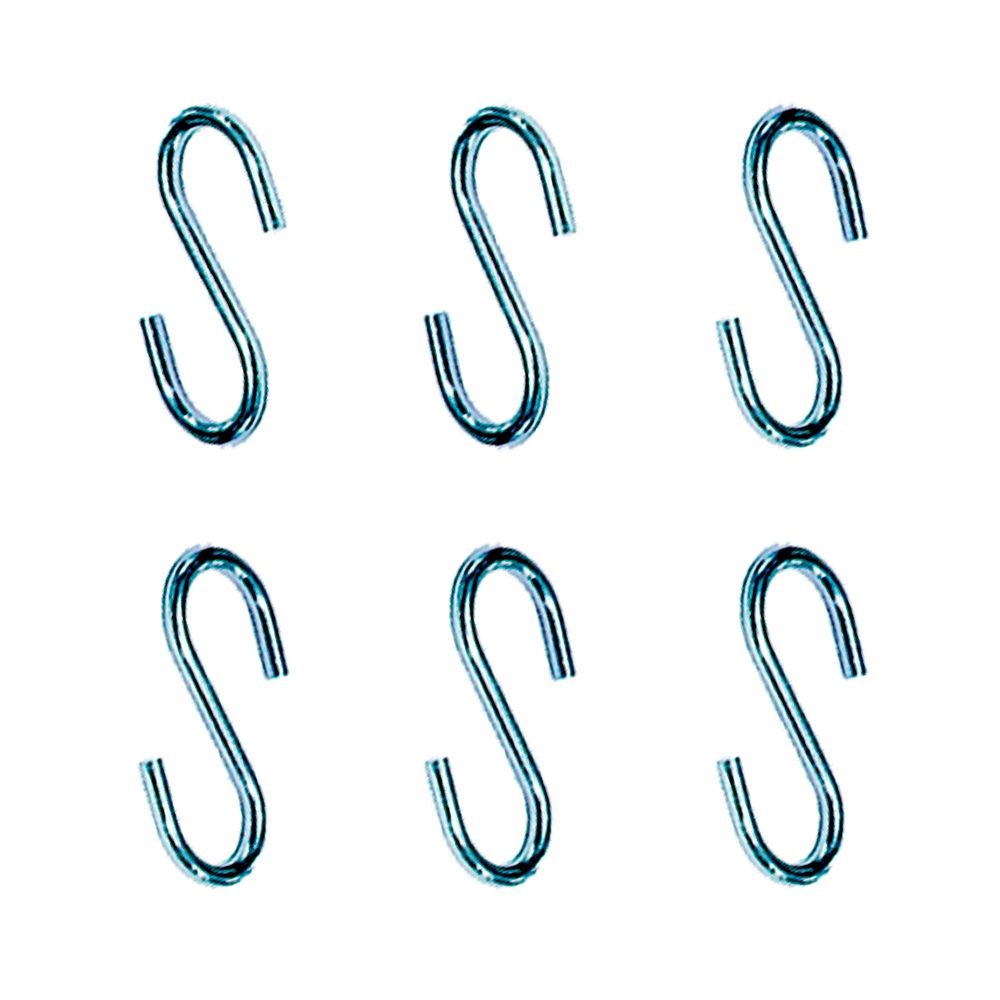 GANCHO EN FORMA DE S CG23 - 3,5 x 35 mm, ZINCADO, BLISTER 6 uds