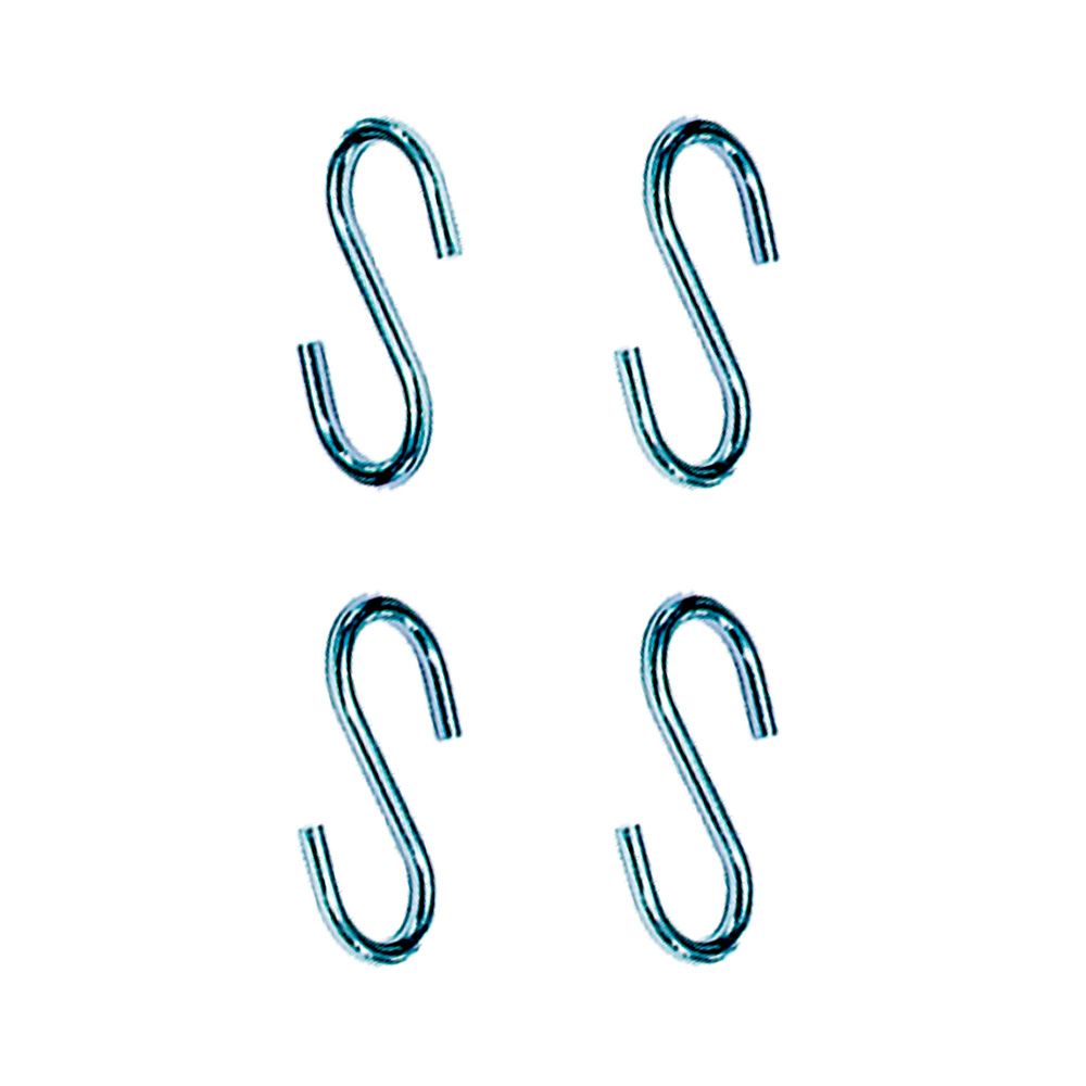 GANCHO EN FORMA DE S CG23 - 5 x 60 mm, ZINCADO, BLISTER 4 uds
