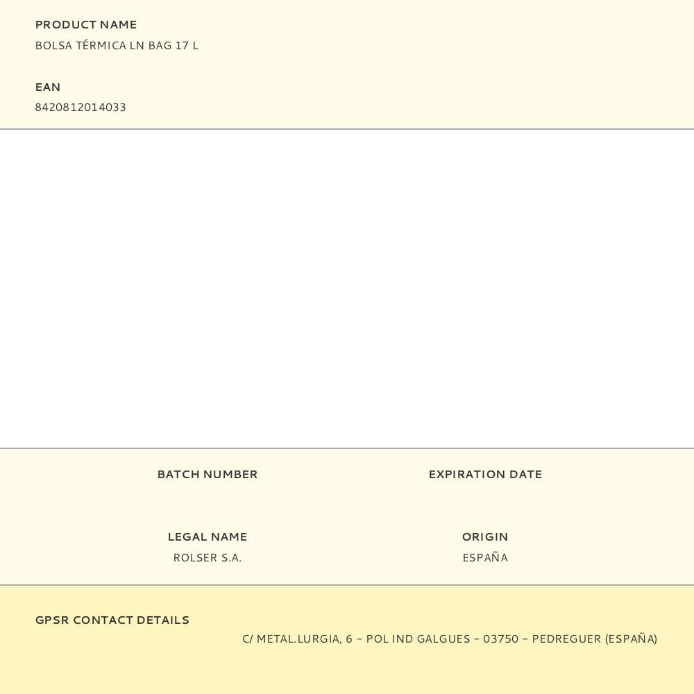 BOLSA TÉRMICA LN BAG 17 L gallery 3