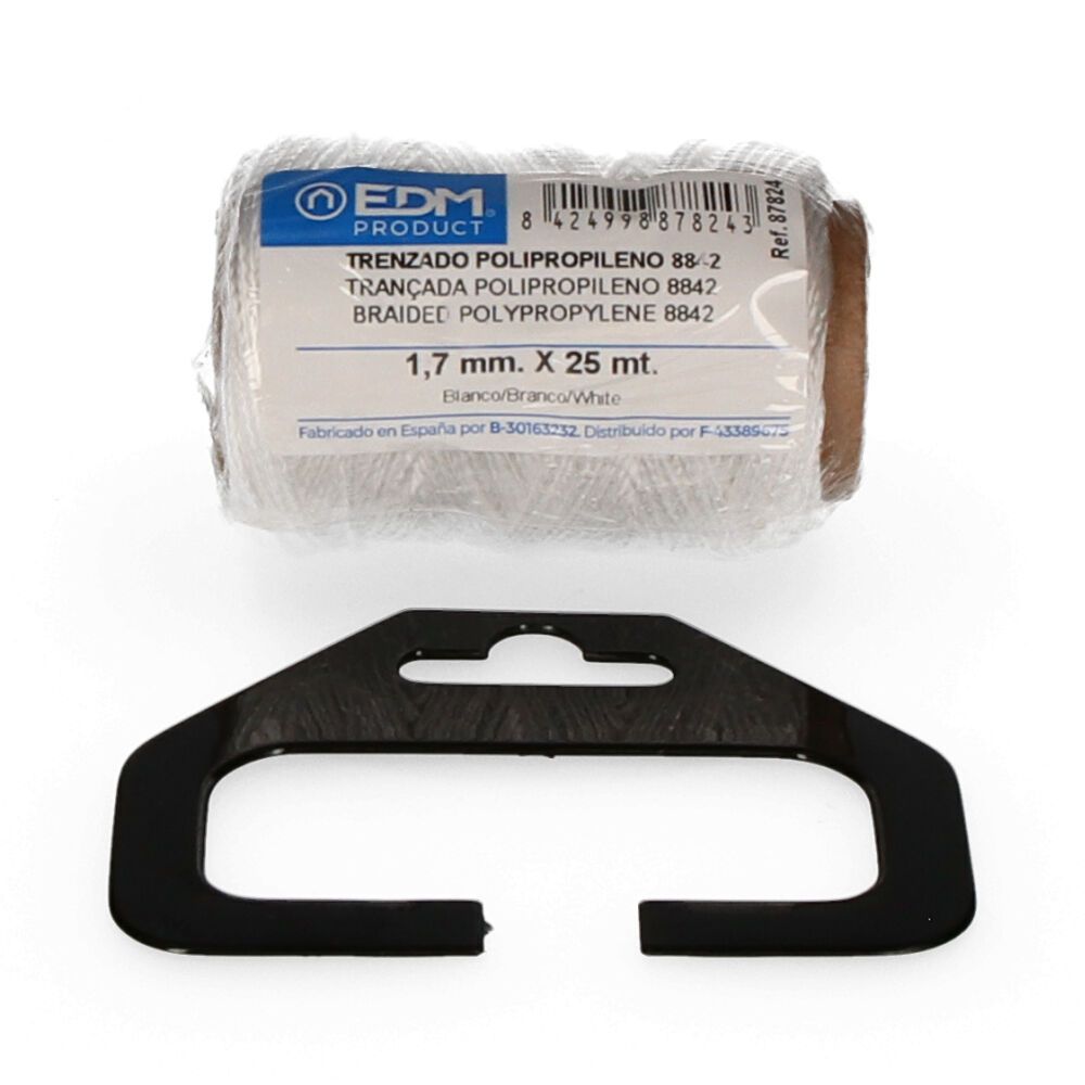 CORDÓN TRENZADO POLIPROPILENO 8842 BLANCO, CALIBRE 1,7 mm x 25 m