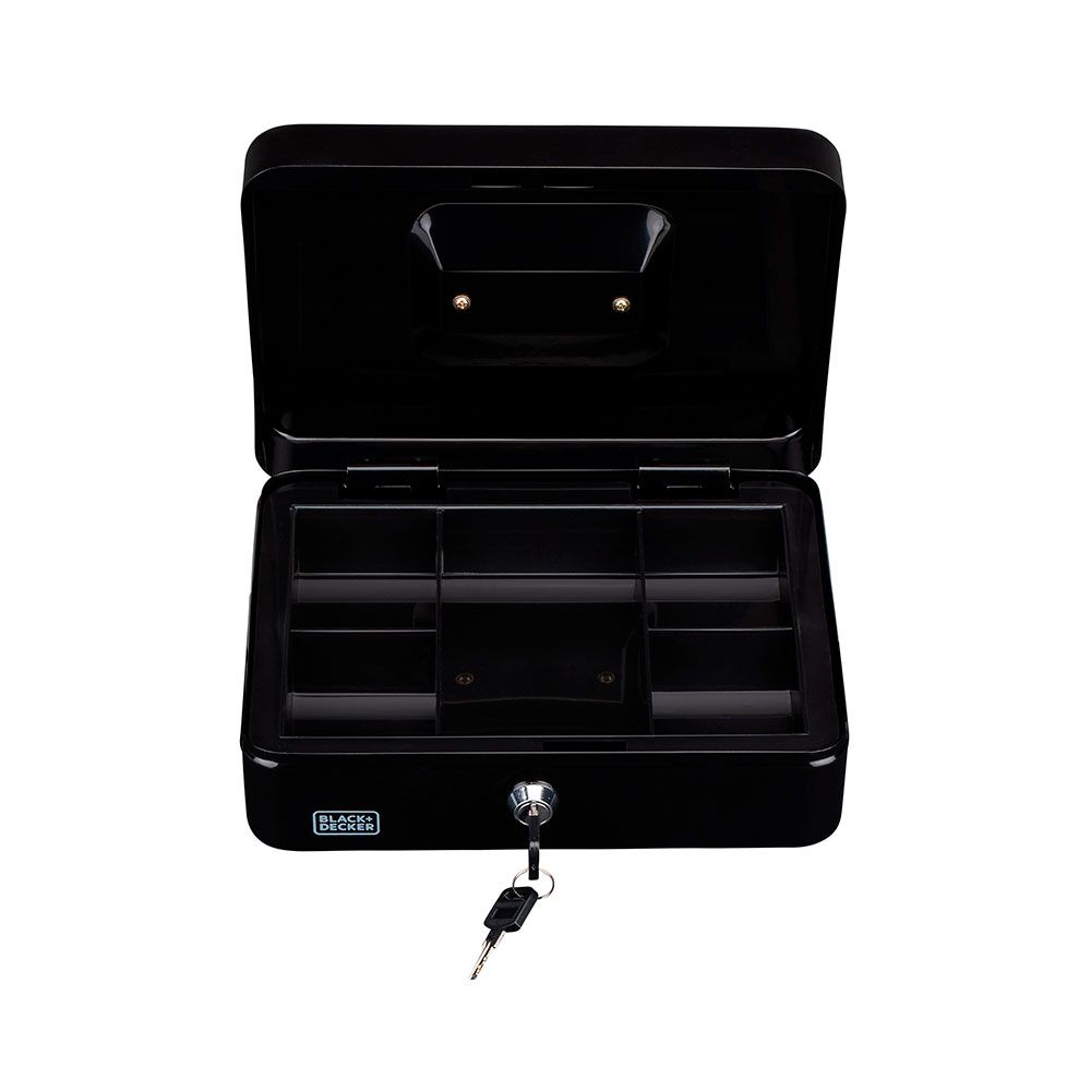 CAJA DE CAUDALES 5 DIVISIONES CON 2 LLAVES 25 x 8,5 x 18 cm gallery 0