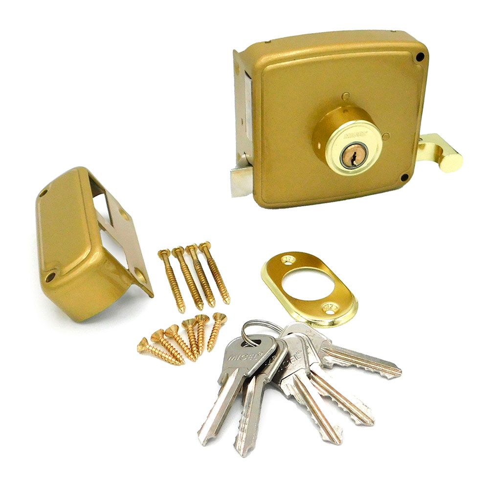 CERRADURA SOBREPONER CRS02 DERECHA 60 x 120 mm PINTADO ORO gallery 0