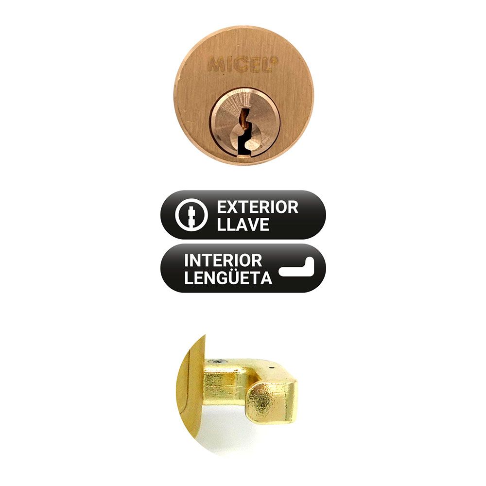 CERRADURA SOBREPONER CRS02 DERECHA 60 x 120 mm PINTADO ORO gallery 4