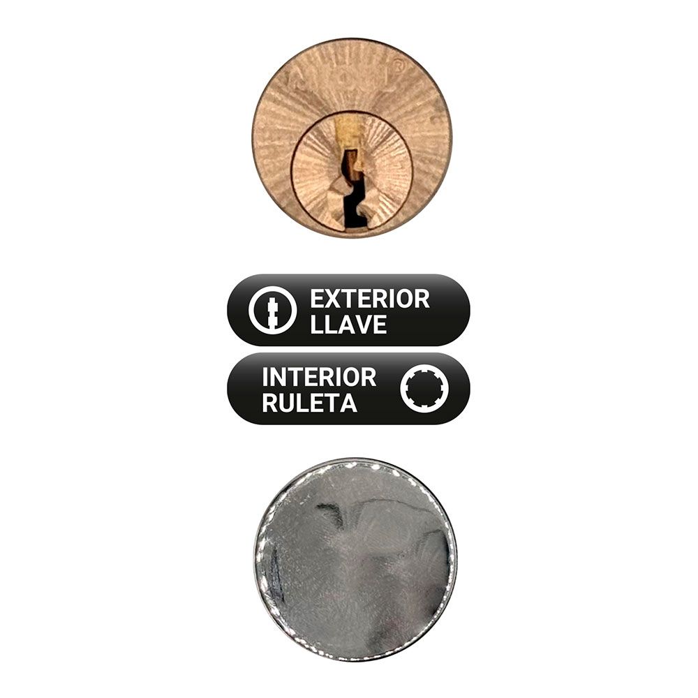 CERROJO SOBREPONER RULETA CRR15 PINTADO GRIS gallery 3