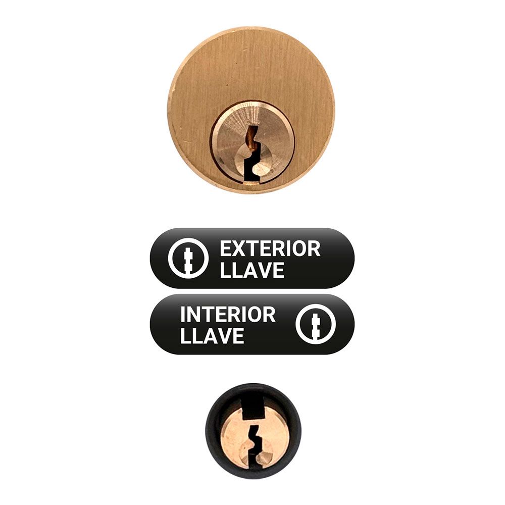 CERROJO SOBREPONER CRR07 105L/50 mm, PINTADO GRIS, LLAVES IGUALES AMAESTRADAS gallery 3