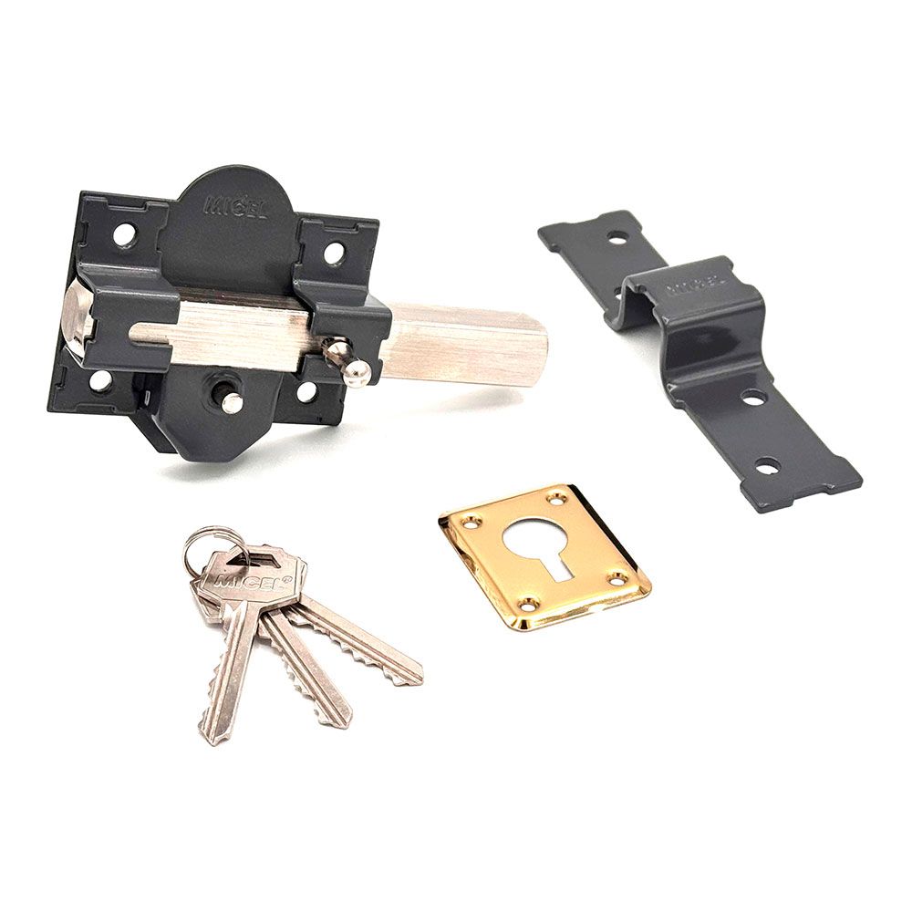 CERROJO SOBREPONER CRR08 86B/70 mm PINTADO GRIS gallery 0