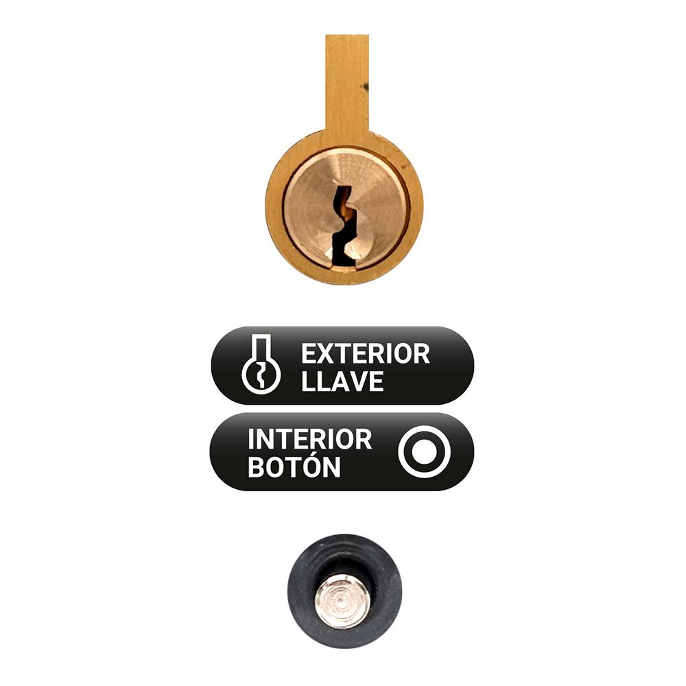 CERROJO SOBREPONER CRR08 86B/70 mm PINTADO GRIS gallery 3