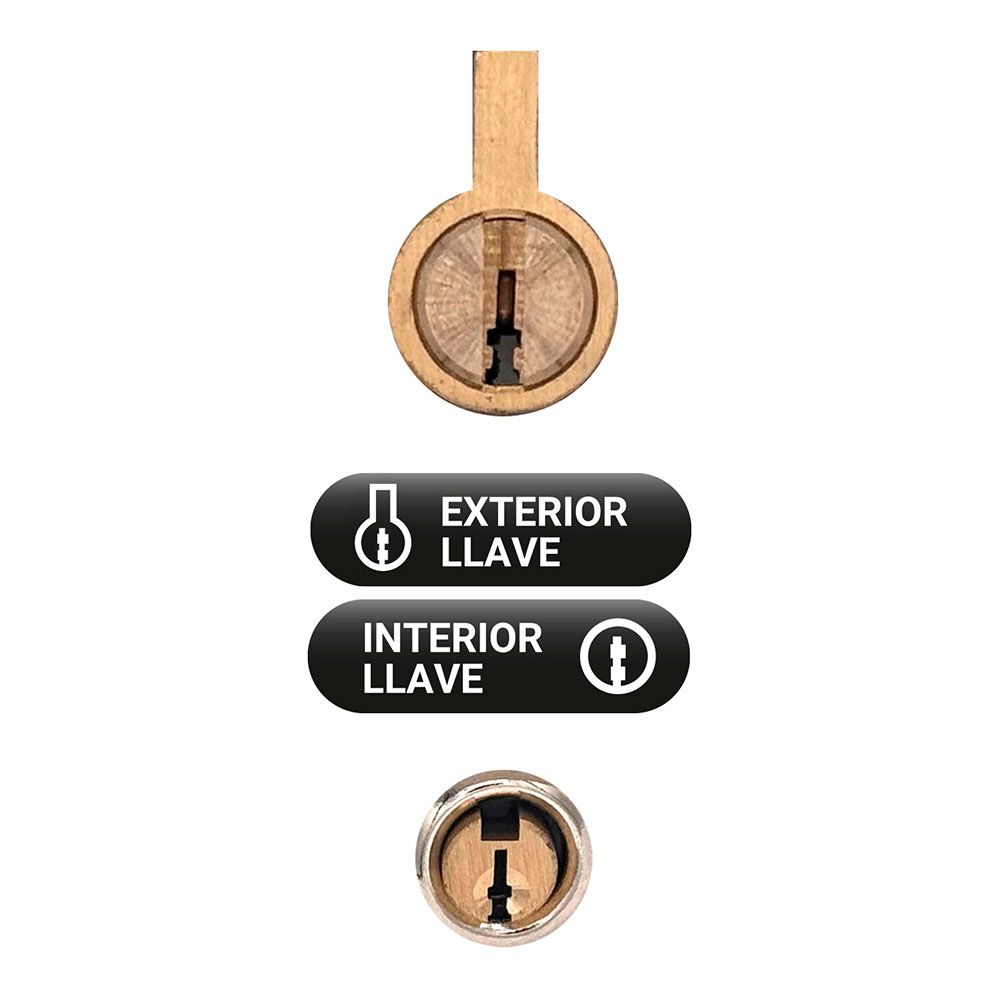 CERROJO SOBREPONER CRR09 86L/70 mm NÍQUEL gallery 1