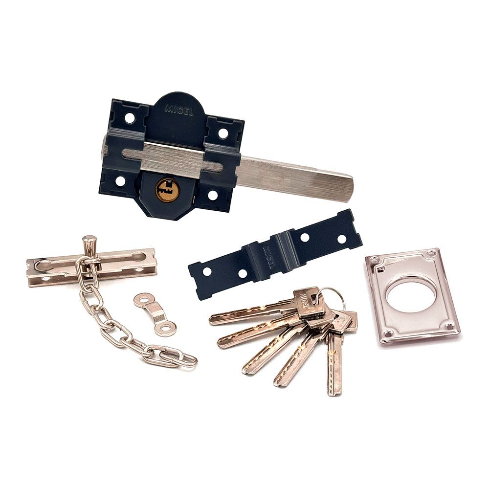 CERROJO SOBREPONER CRR11 86L/50 mm PINTADO GRIS gallery 0