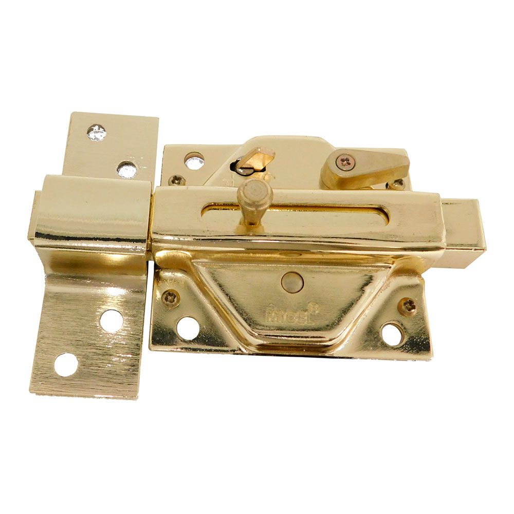 CERROJO SEGURIDAD SOBREPONER CRR01 LATONADO