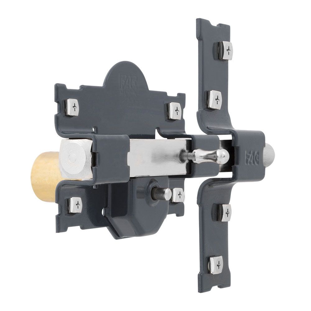 CERROJO 101-R/105 B-70mm. CON BOTÓN,PINTADO F01559 FAC gallery 0