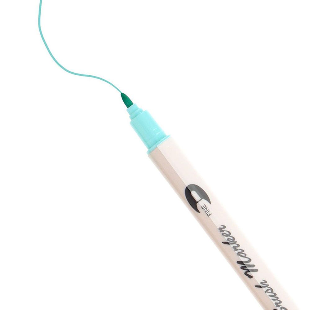 ROTULADORES DE DOBLE PUNTA Ø1,2 x 18,5 cm, COLORES SURTIDOS, 7 uds gallery 1