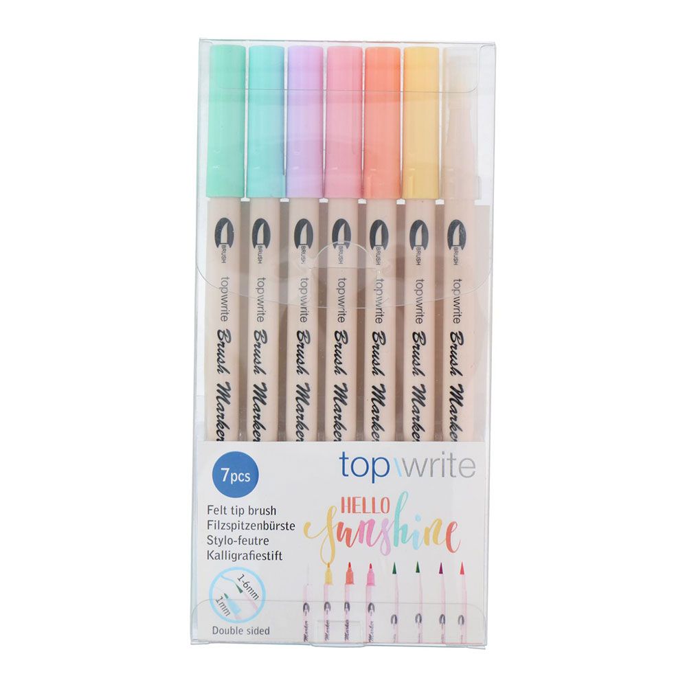 ROTULADORES DE DOBLE PUNTA Ø1,2 x 18,5 cm, COLORES SURTIDOS, 7 uds gallery 3