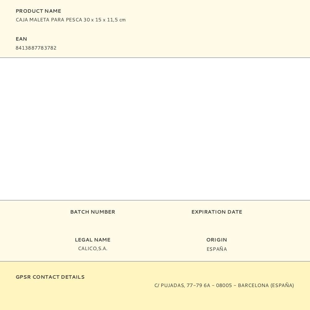 CAJA MALETA PARA PESCA 30 x 15 x 11,5 cm gallery 0