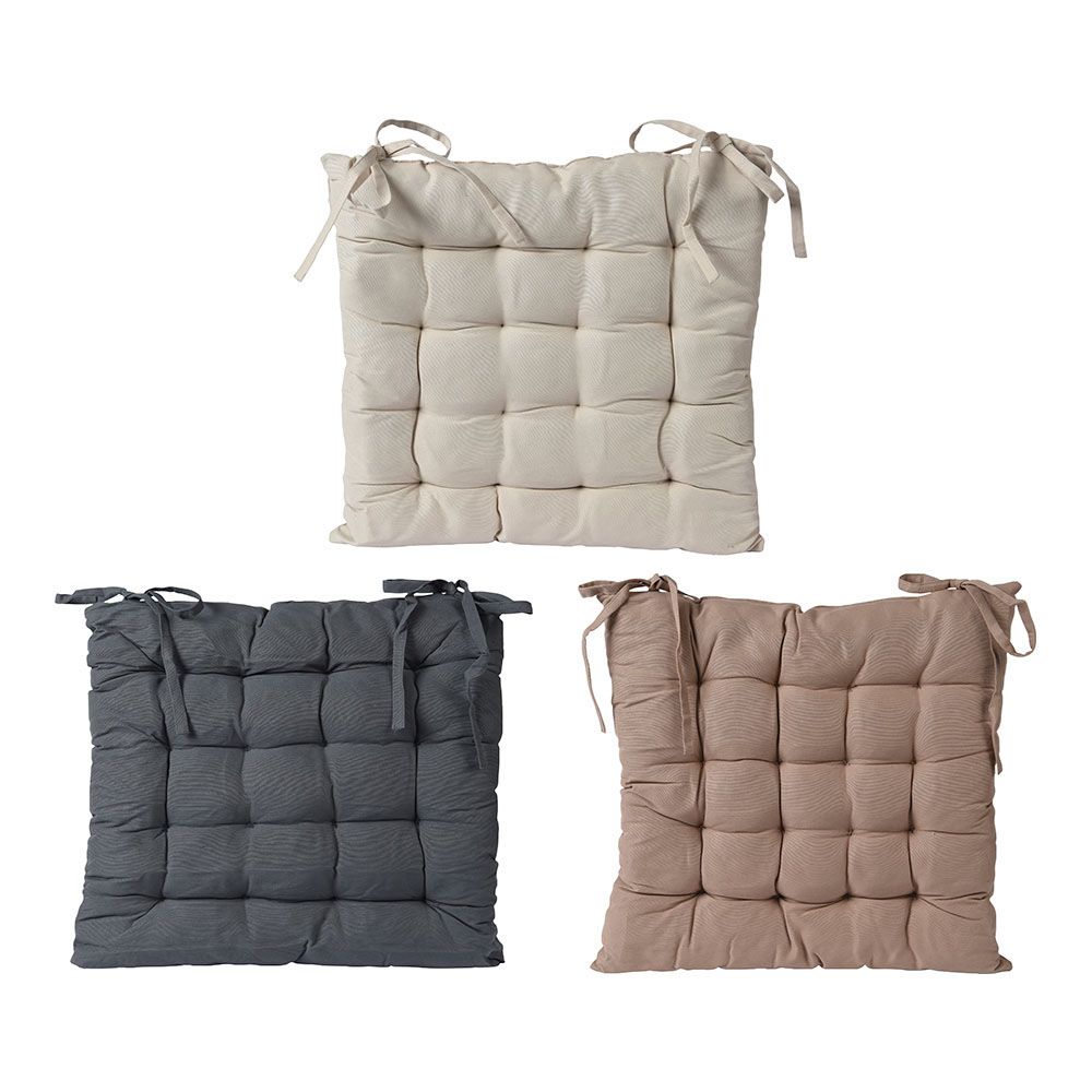 COJÍN PARA SILLA COLORES SURTIDOS 40 x 40 x 6 cm