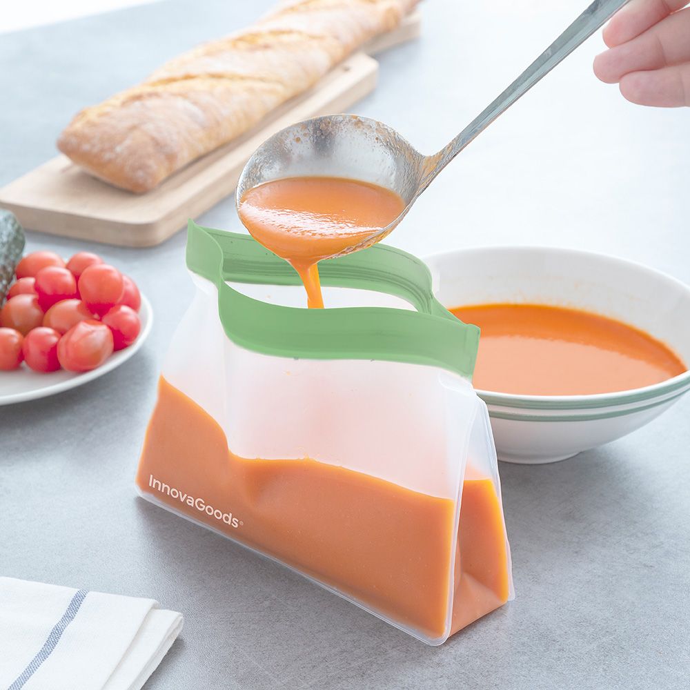 BOLSAS REUTILIZABLES HERMÉTICAS ZAGS 6 PIEZAS gallery 4