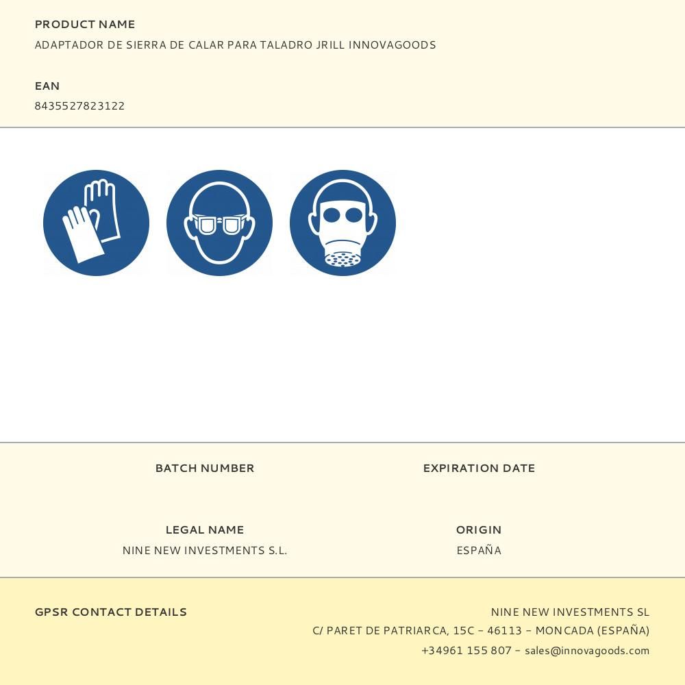 ADAPTADOR DE SIERRA DE CALAR PARA TALADRO JRILL gallery 11