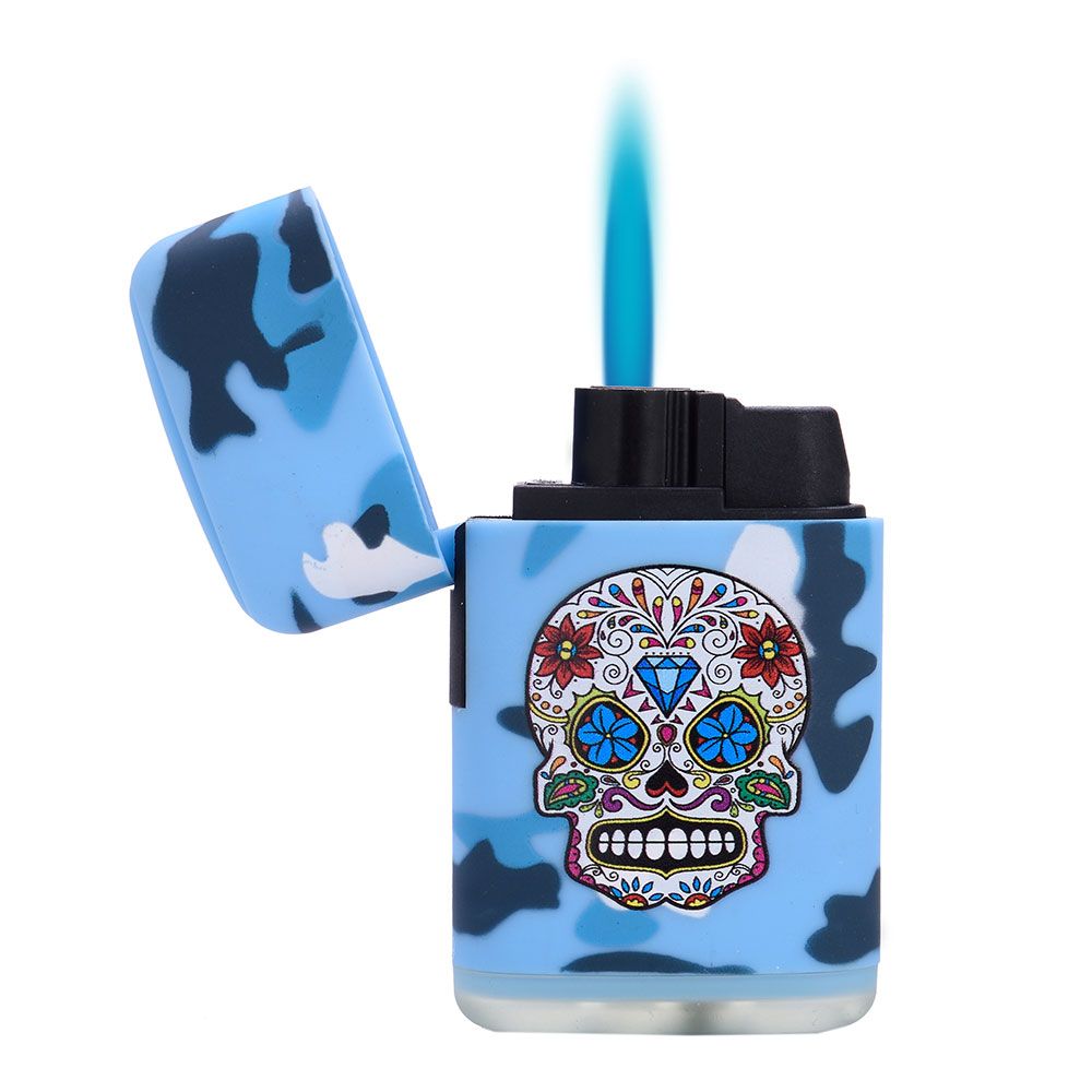 ENCENDEDOR ELECTRÓNICO CÁPSULA CAMUFLAJE, COLORES SURTIDOS gallery 0