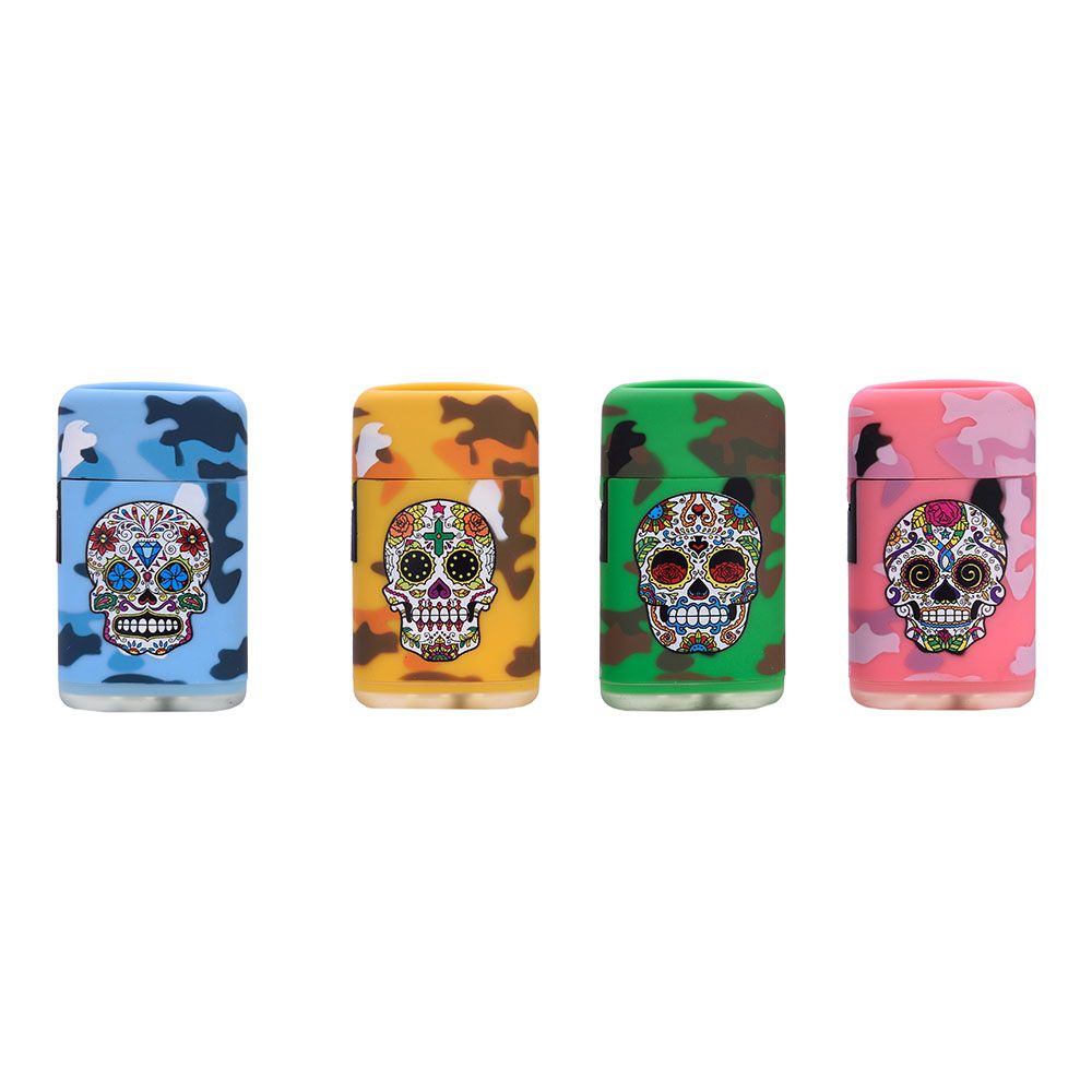 ENCENDEDOR ELECTRÓNICO CÁPSULA CAMUFLAJE, COLORES SURTIDOS gallery 1