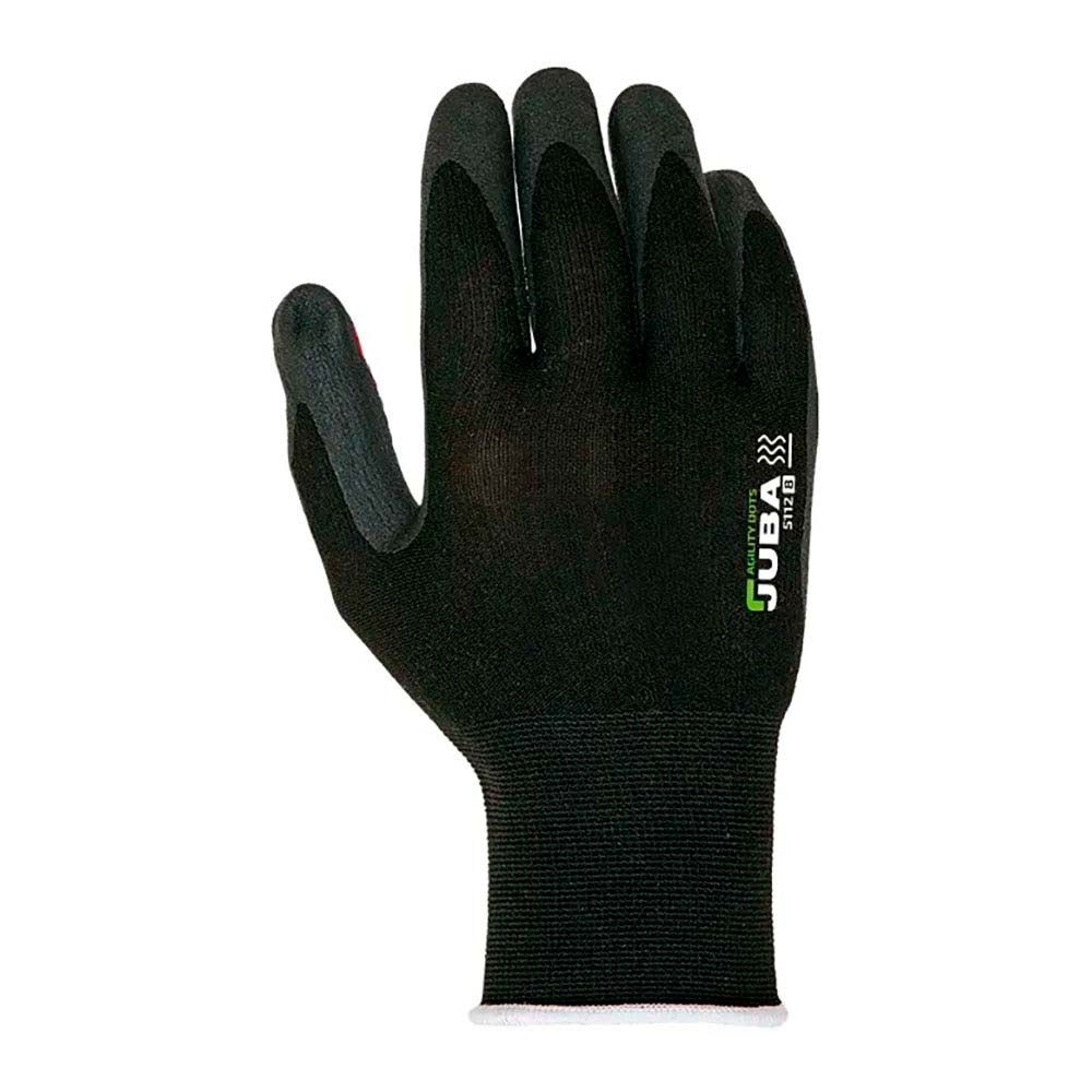 GUANTE NAILON / LICRA CON PALMA NITRILO FOAM/PUNTOS, AGILITY® DOTS, NEGRO Y ROJO, T-10 XL gallery 0