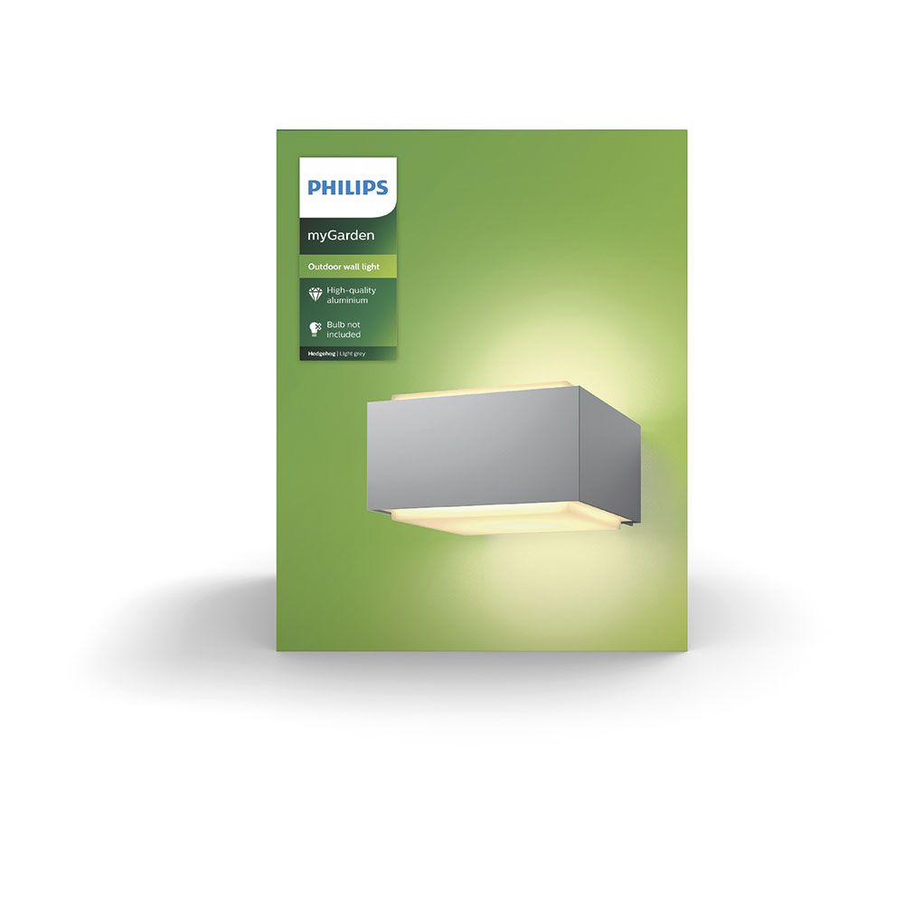 APLIQUE LED E27 MODELO HEDGEHOG GRIS 18,2 x 16 x 9,1 cm gallery 1