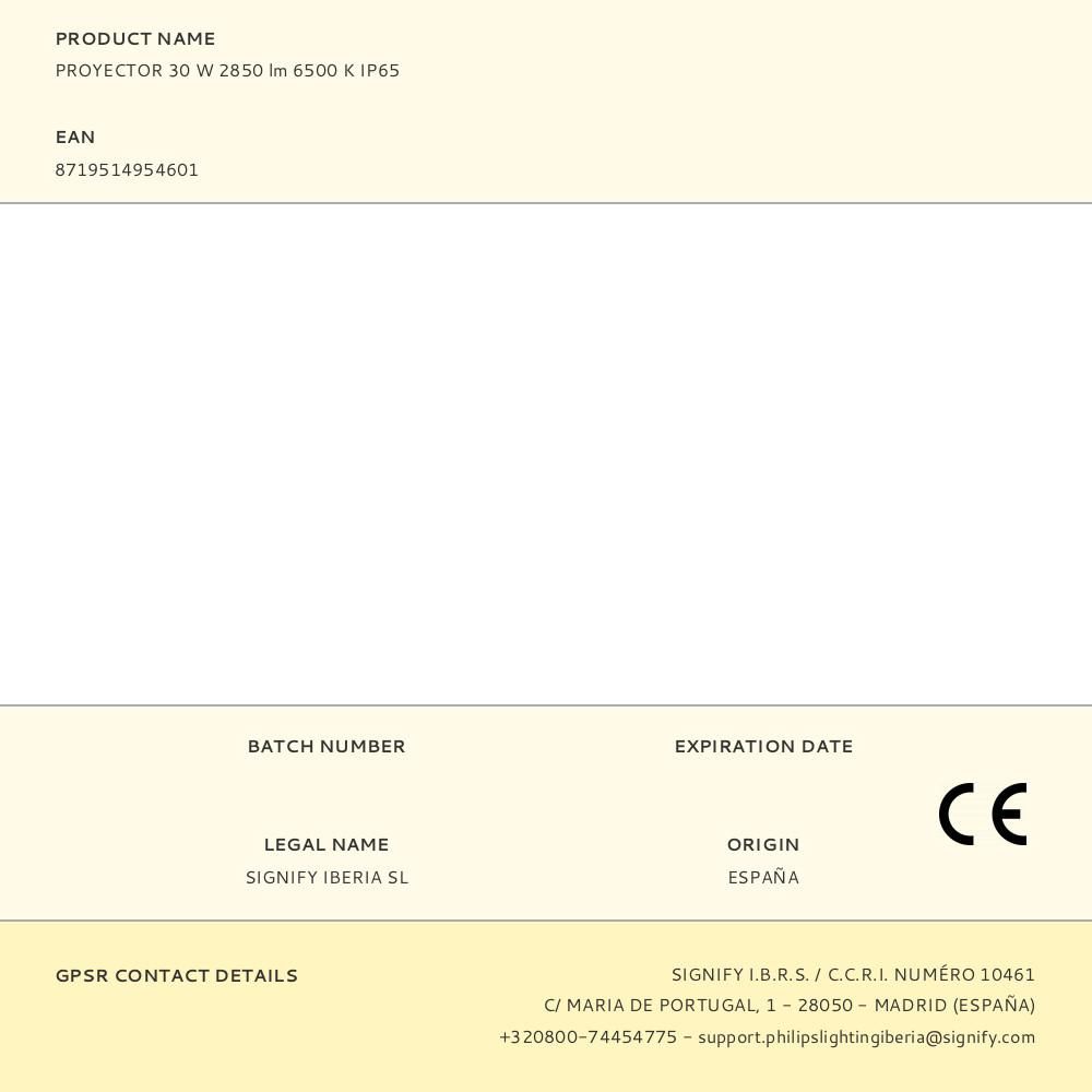 PROYECTOR 30 W 2850 lm 6500 K IP65 gallery 3