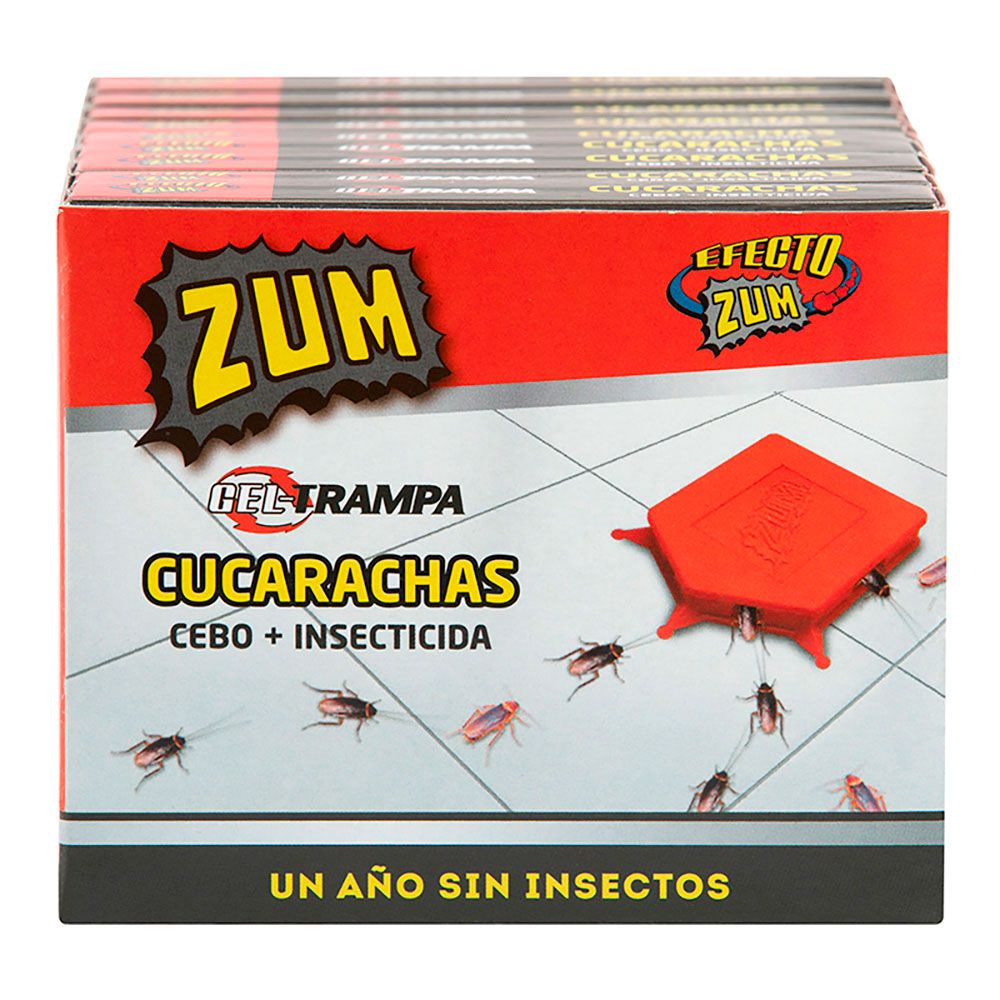 TRAMPA CON CEBO E INSECTICIDA PARA CUCARACHAS
