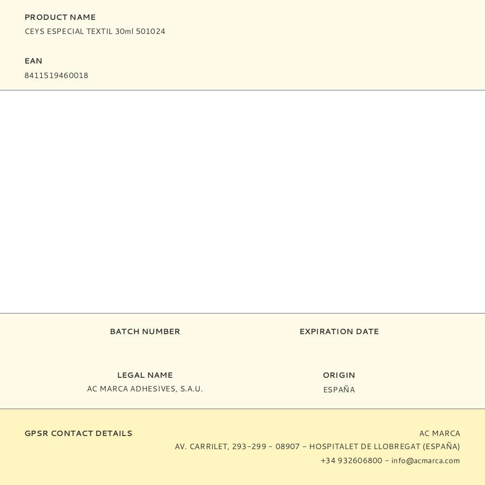 ADHESIVO ESPECIAL TEXTIL 30 ml gallery 0