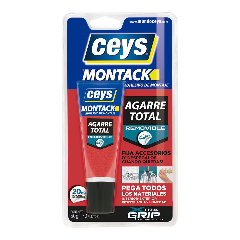 MONTACK REMOVIBLE BLISTER 50 g