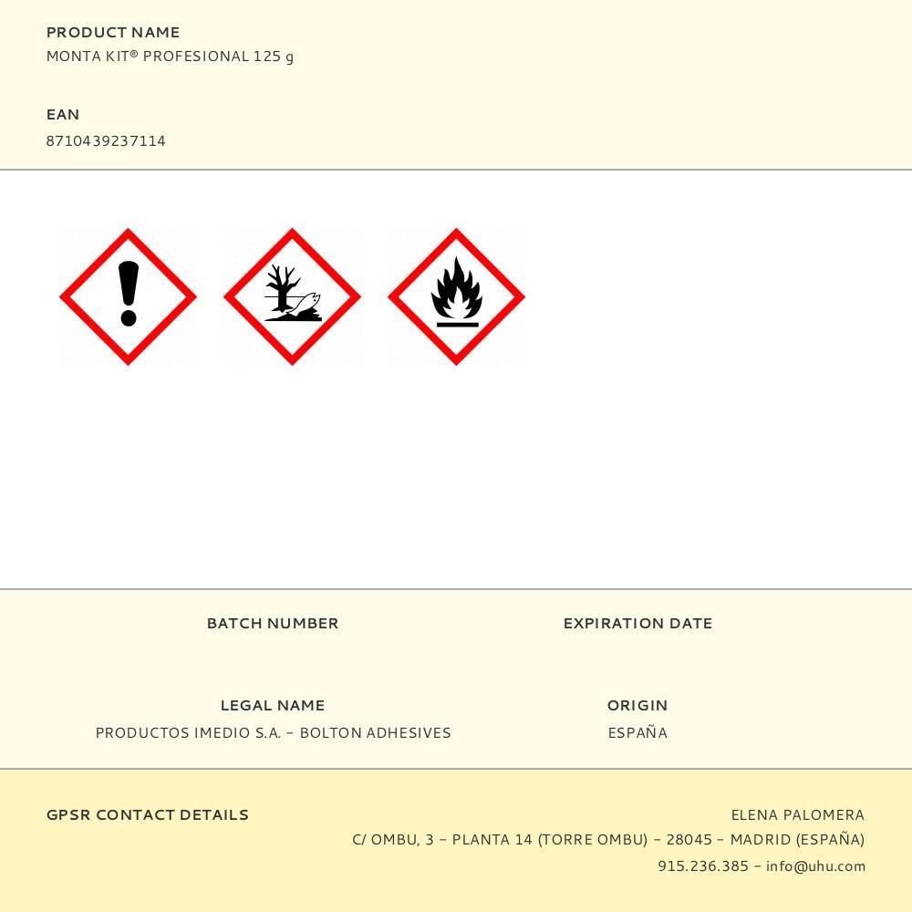 MONTA KIT® PROFESIONAL 125 g gallery 1