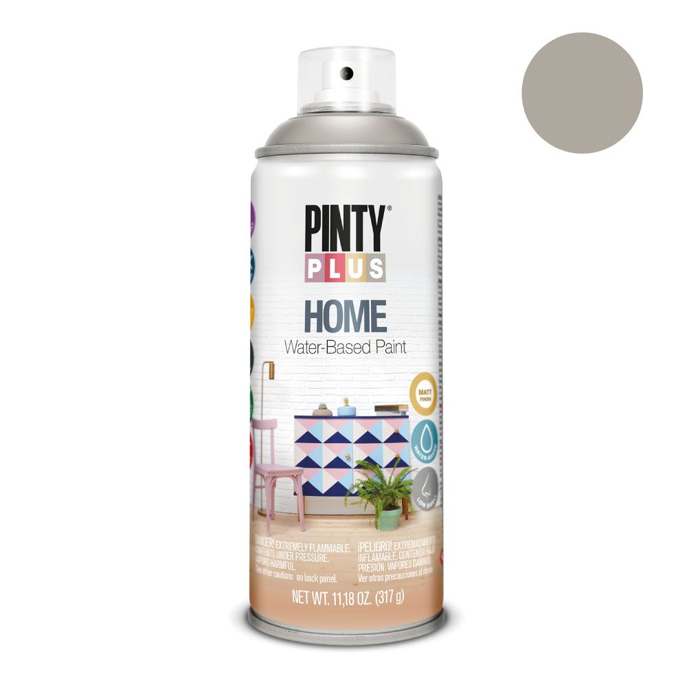PINTURA ACRÍLICA SPRAY HOME WATER-BASED 520 cc BROWN TAUPE HM115