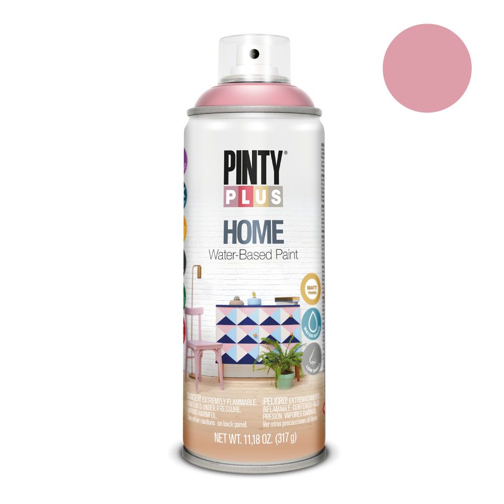PINTURA ACRÍLICA SPRAY HOME WATER-BASED 520 cc ANCIENT ROSE HM118